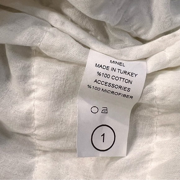 My Beachy Side Cream Hand Crochet Ruffled Mini Dress Sz-S/M - Picture 9 of 10